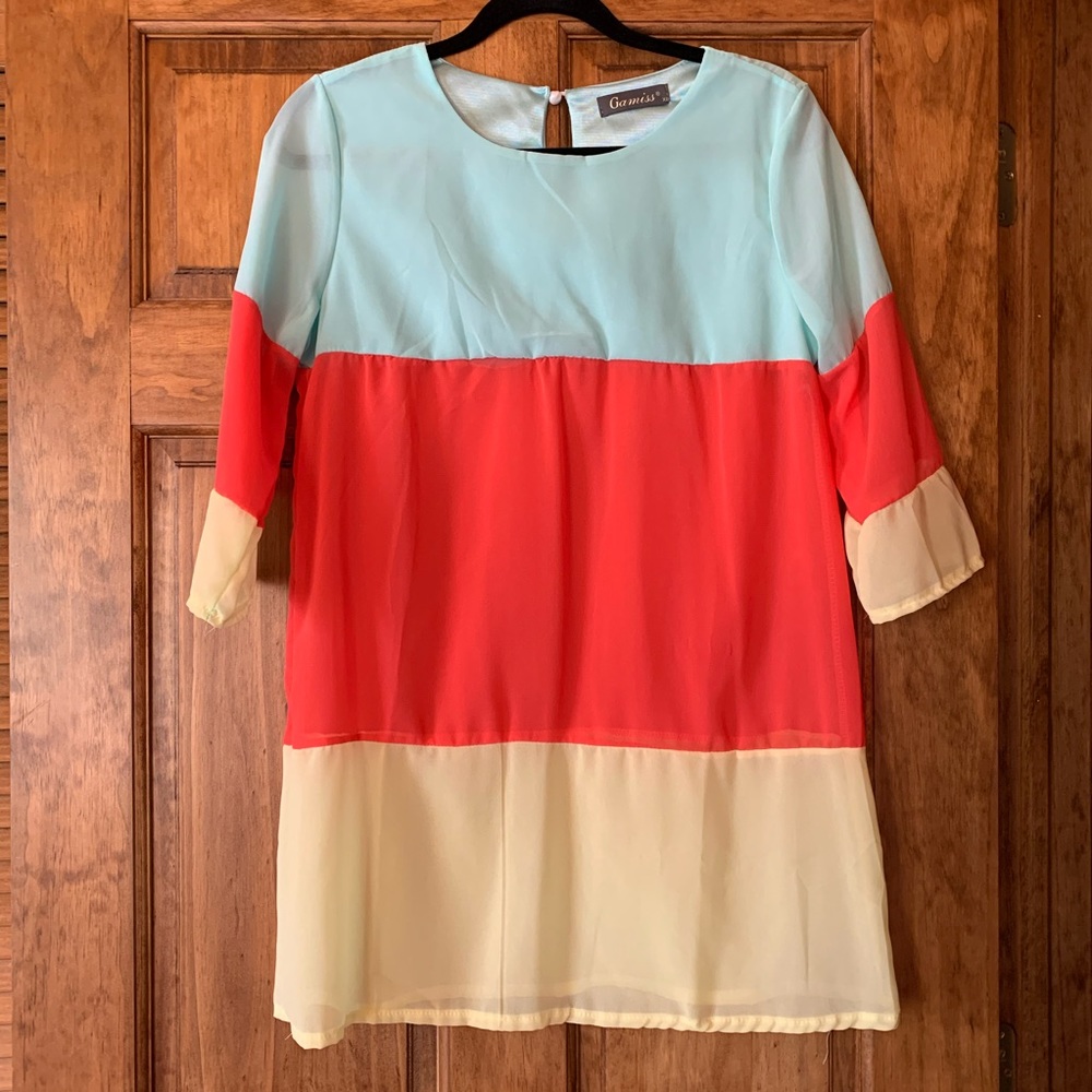 👍 ~ s*u*m*m*e*r*t*i*m*e ~ Color block dress